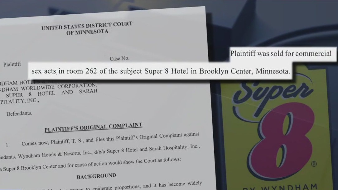 MN sex trafficking victim sues hotel chain