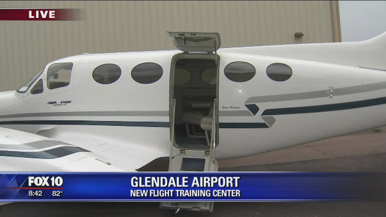 Cory takes flight at the Arizona Flight Training Center