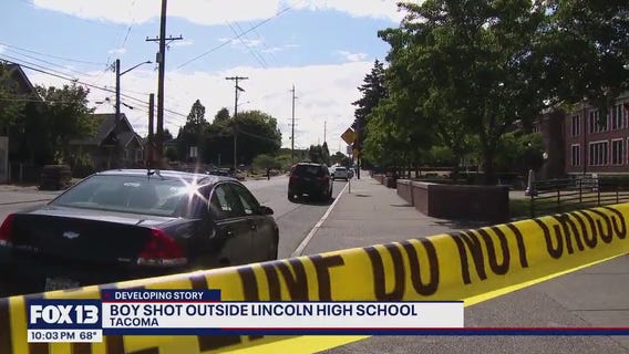 Boy shot outside Tacoma's Lincoln High School
