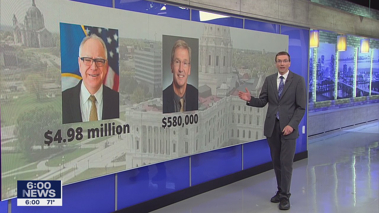 Minnesota governor's race: Walz maintains cash lead on Jensen