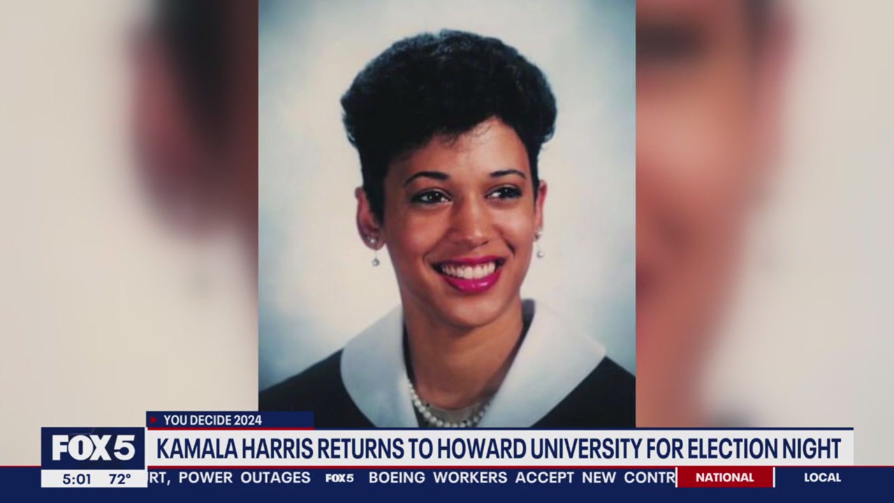 Kamala Harris returns to Howard University for election night