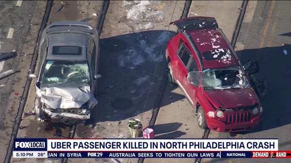 Uber passenger killed in crash with suspect who was fleeing police