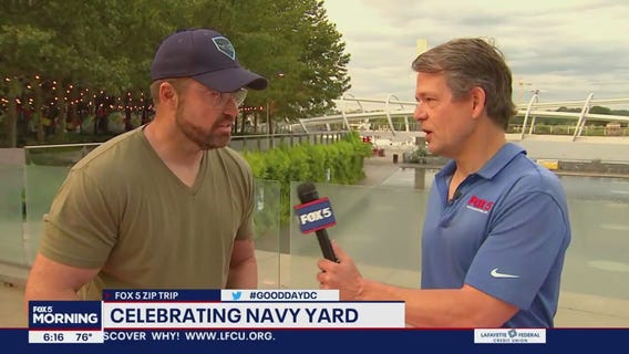 Friends and fun in Navy Yard!