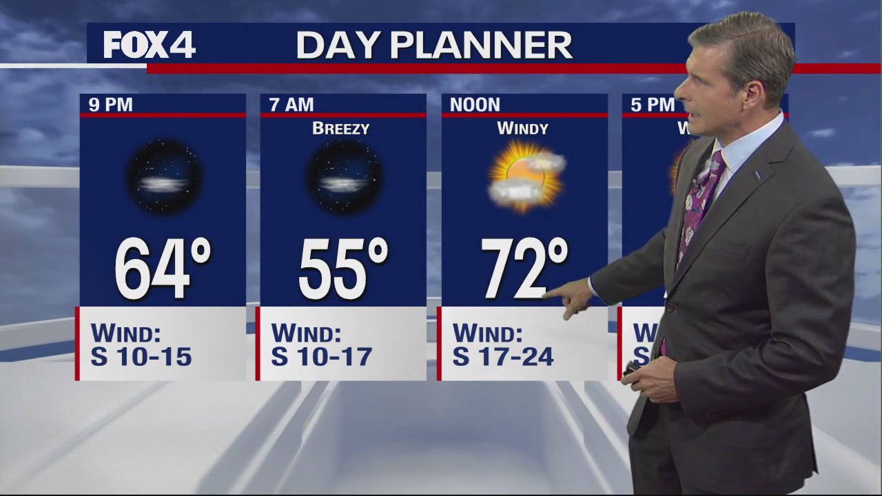 Dallas Weather: April 22 afternoon forecast