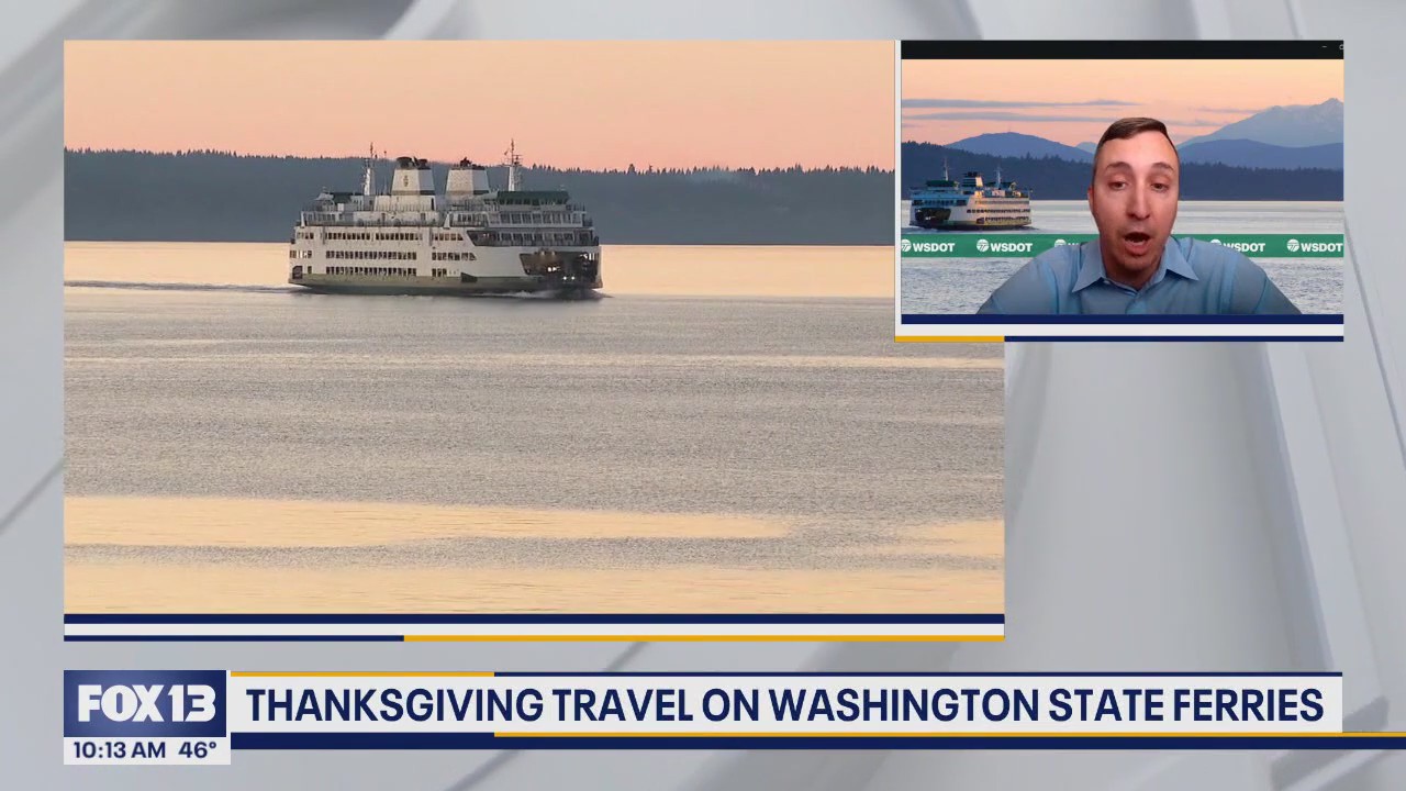 Thanksgiving travel on Washington State Ferries | FOX 13 Seattle