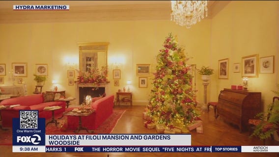 Holidays at Filoli Gardens and historic mansion