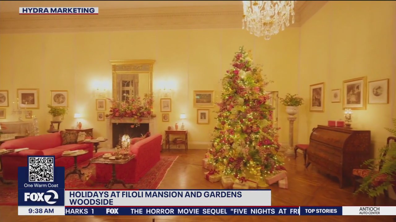Holidays at Filoli Gardens and historic mansion
