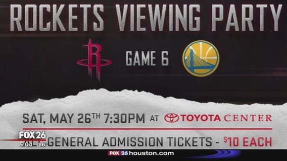 Game 6 viewing party at Toyota Center