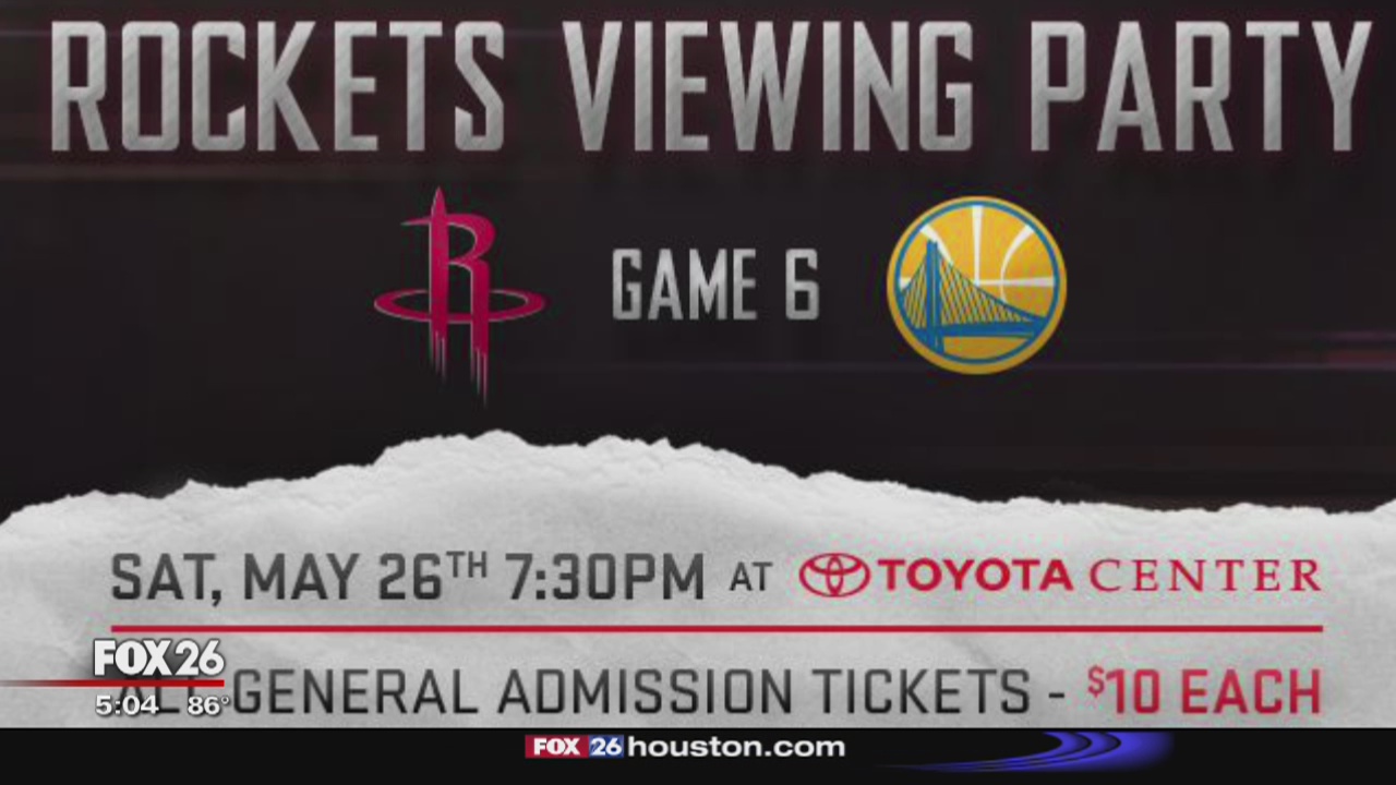 Game 6 viewing party at Toyota Center