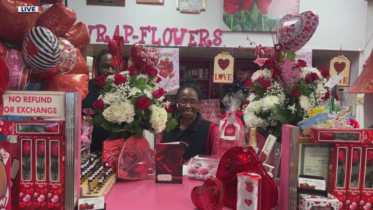 Oak Park Flower Shop is ready for your order ahead of Valentine's Day