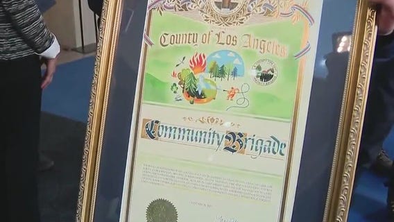 Eaton Fire heroes honored by LA County