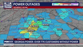 Atlanta winter storm forecast 1:30 a.m. update
