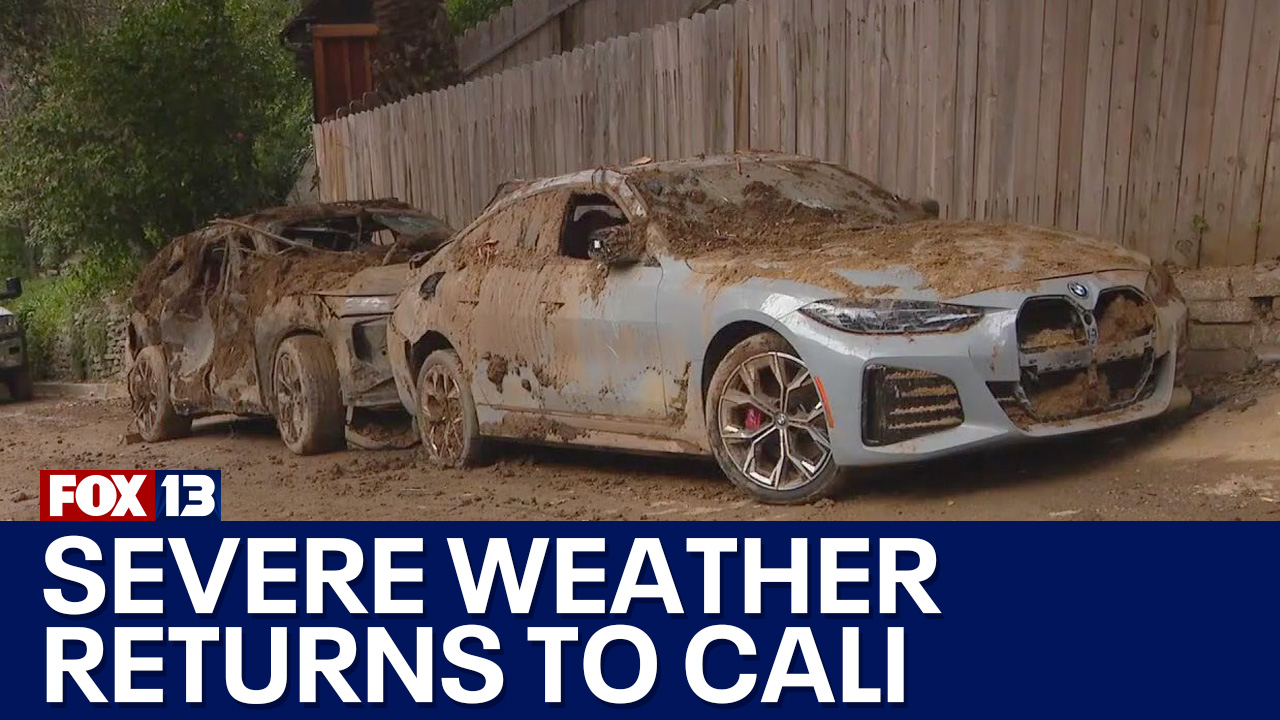 California pummeled with severe weather once again