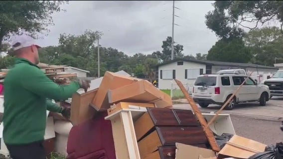 Debris pickup in Hillsborough County