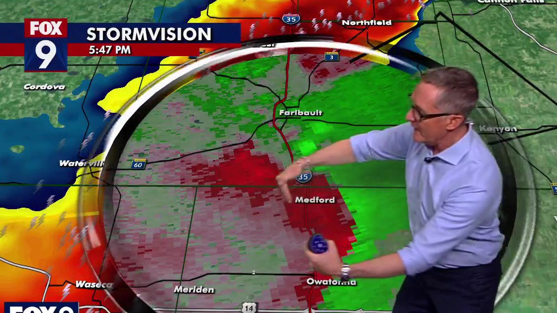 Tornado warnings issued near Owatonna, Medford