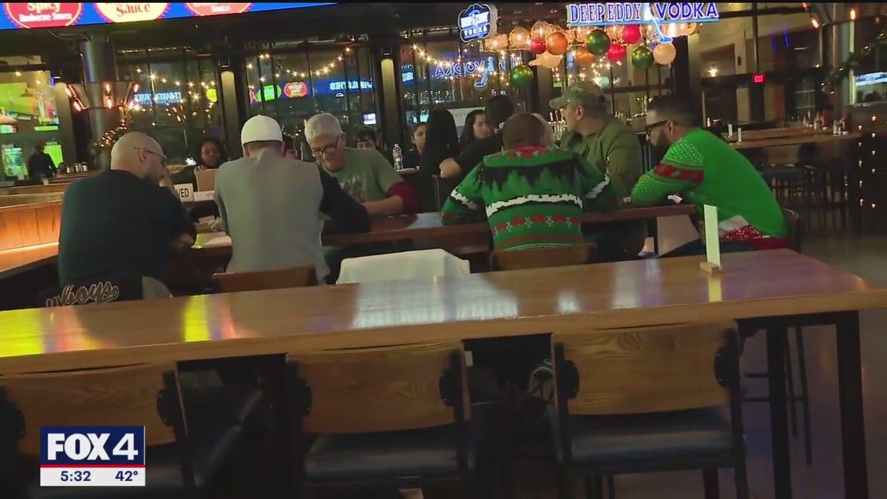 Cowboys fans gather to in Arlington for watch party