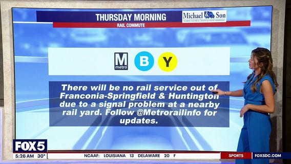 Metro problems disrupt service along parts of Blue, Yellow Lines