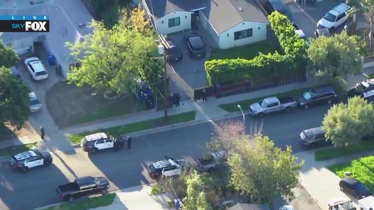 Double shooting investigation in Sylmar