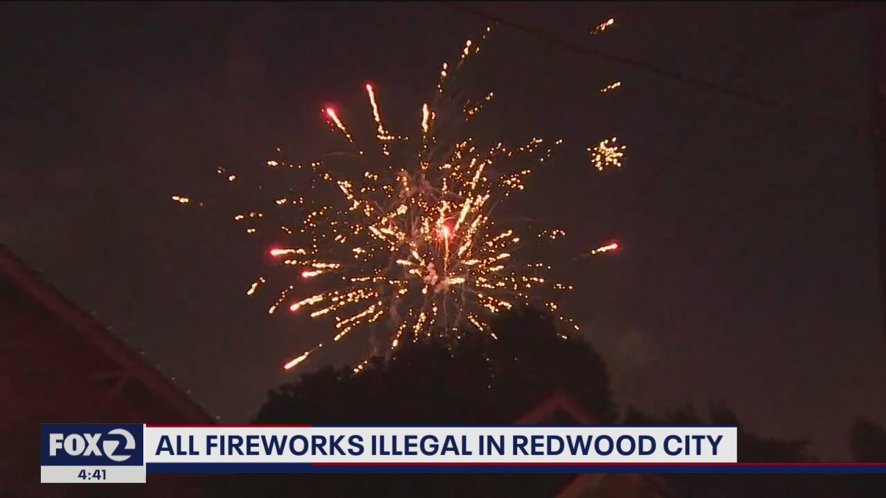 Redwood City police announce $50,000 fine and jail for possession of fireworks