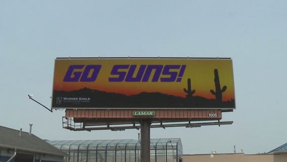 Phoenix law firm puts up 'Go Suns' billboard in downtown Milwaukee