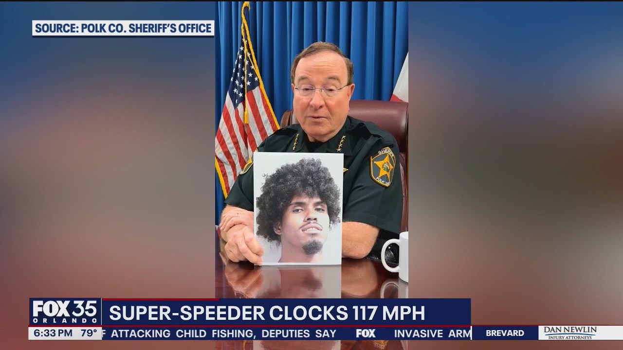 Polk County 'super speeder' clocked at 117 mph, sheriff says