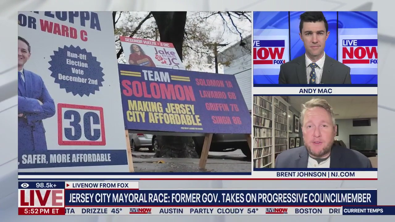 Jersey City Runoff Election: Solomon vs McGreevey