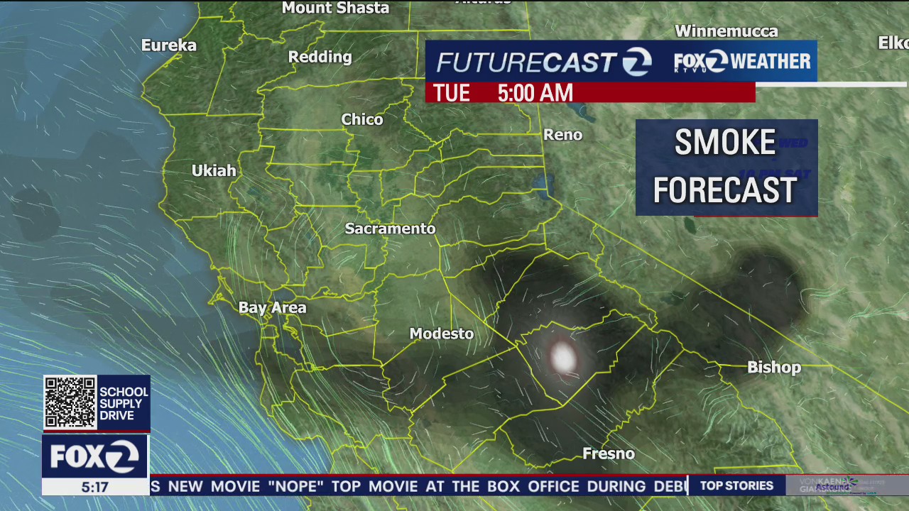 Smoke from Yosemite expected in Bay Area