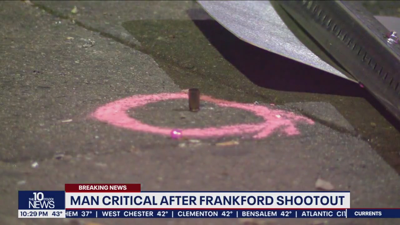 Man critical after shootout in Frankford | FOX 29 Philadelphia