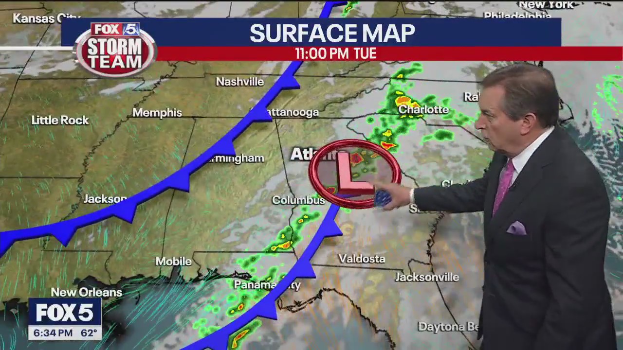 Tuesday evening forecast | FOX 5 Atlanta