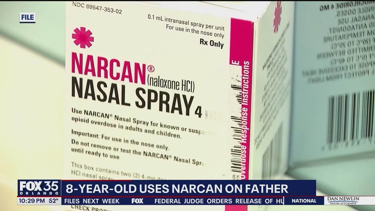 8-year-old boy uses Narcan to save father’s life, deputies say
