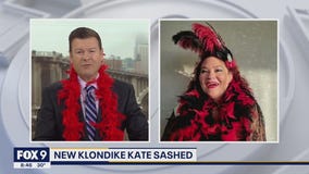 Meet this year's sassy Klondike Kate (and yes, Tom Butler wears a boa)