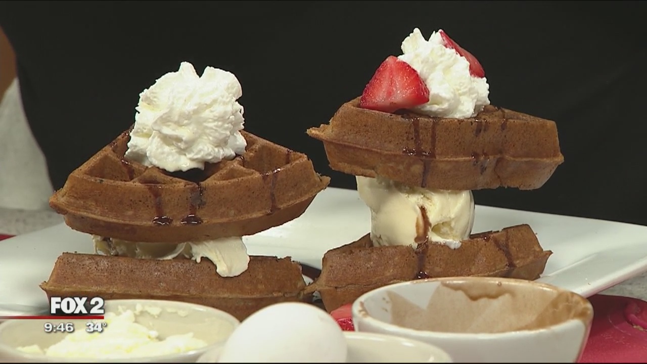 Sweet Magnolia's Southern Cooking presents: Hershey's Chocolate Waffle Recipe