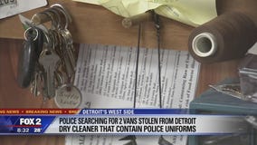 Police, fire uniforms stolen from Detroit dry cleaners overnight