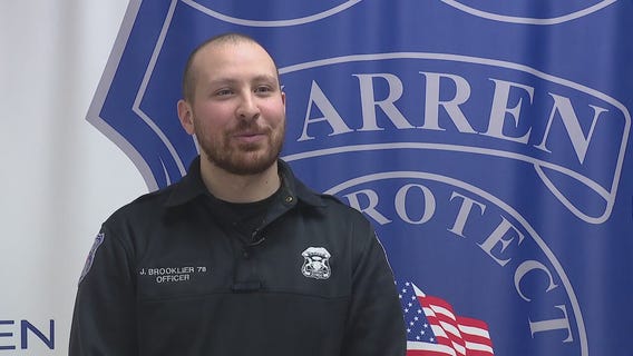 Warren police officer talks about saving 12-year-old who nearly drowned