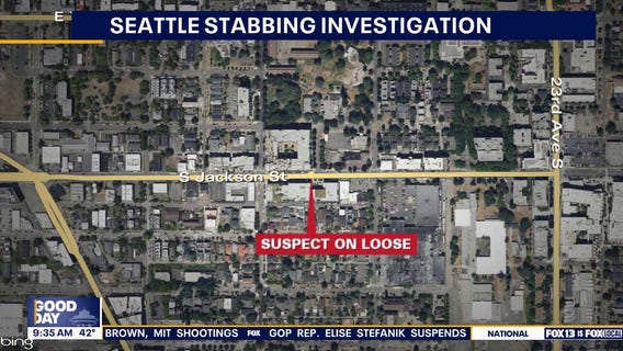 Seattle police search for suspect in Jackson Street stabbing