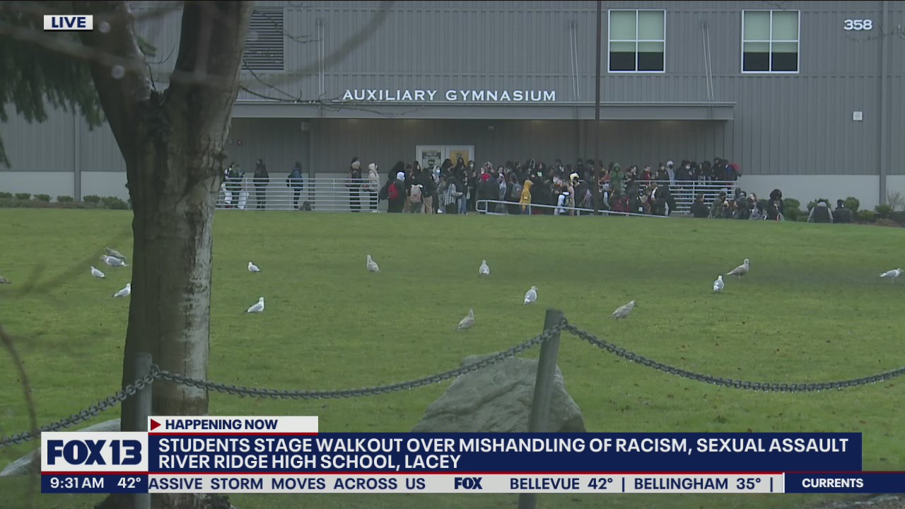 Students stage walkout over mishandling of racism, sexual assault