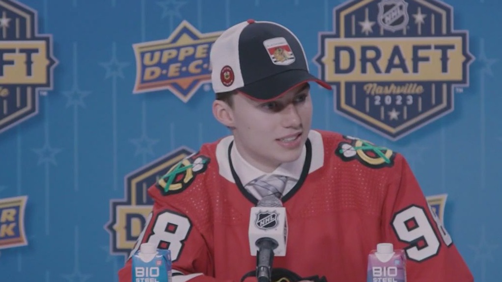 Blackhawks select Connor Bedard with No. 1 pick in NHL draft