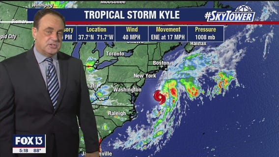 Friday evening tropical weather forecast