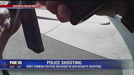 Buckeye Police release body camera footage of June 2016 officer involved shooting