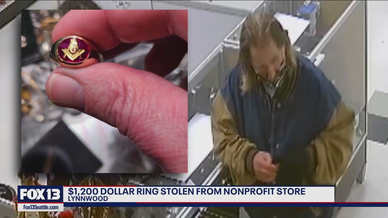 $1.2K ring stolen from non-profit store, Lynnwood police ask for help