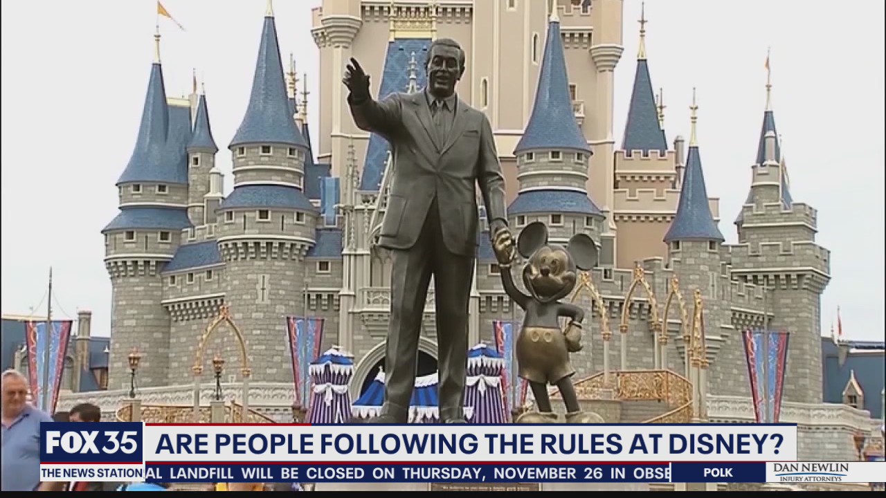 Are people following the rules at Disney?