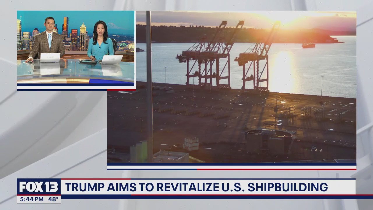Trump aims to revitalize US shipbuilding