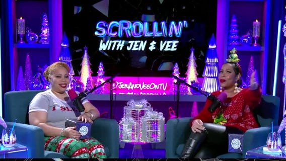 Naughty Or Nice? | Scrollin' With Jen & Vee