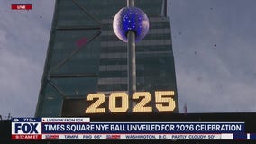 Times Square NYE ball unveiled for 2026 celebration