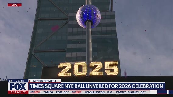 Times Square NYE ball unveiled for 2026 celebration