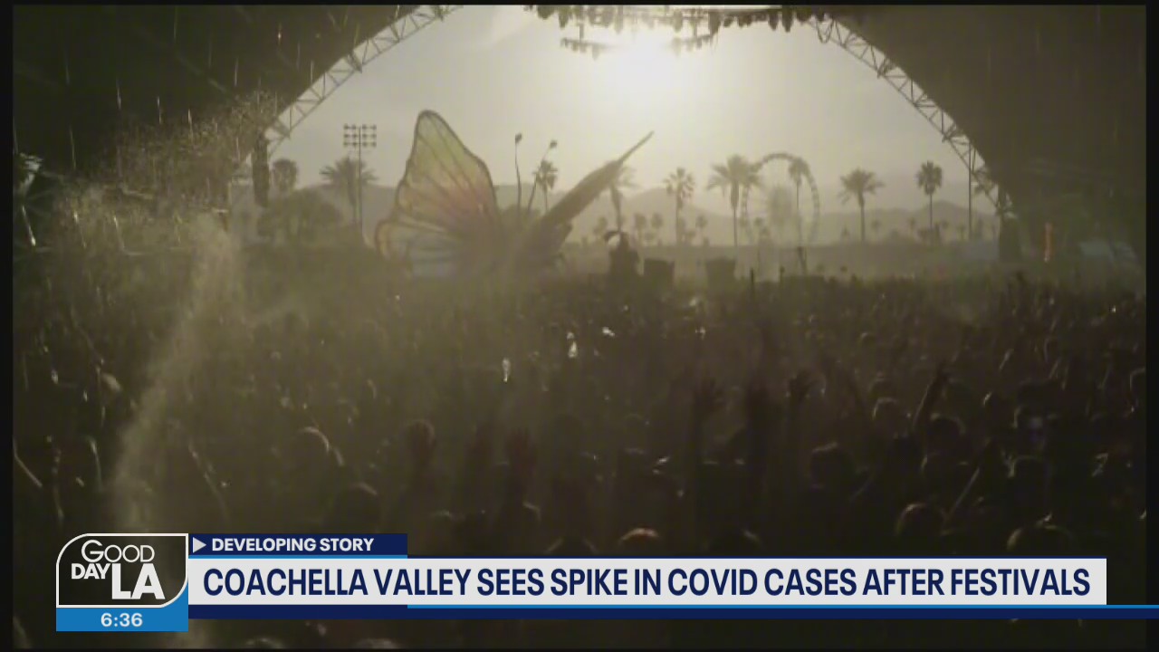 Coachella Valley sees spike in COVID cases after festivals