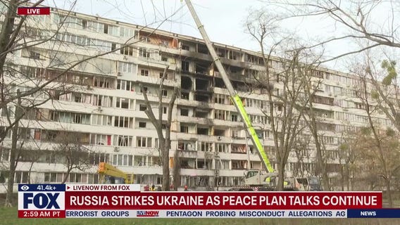 Russia strikes Ukraine amid renewed peace talks