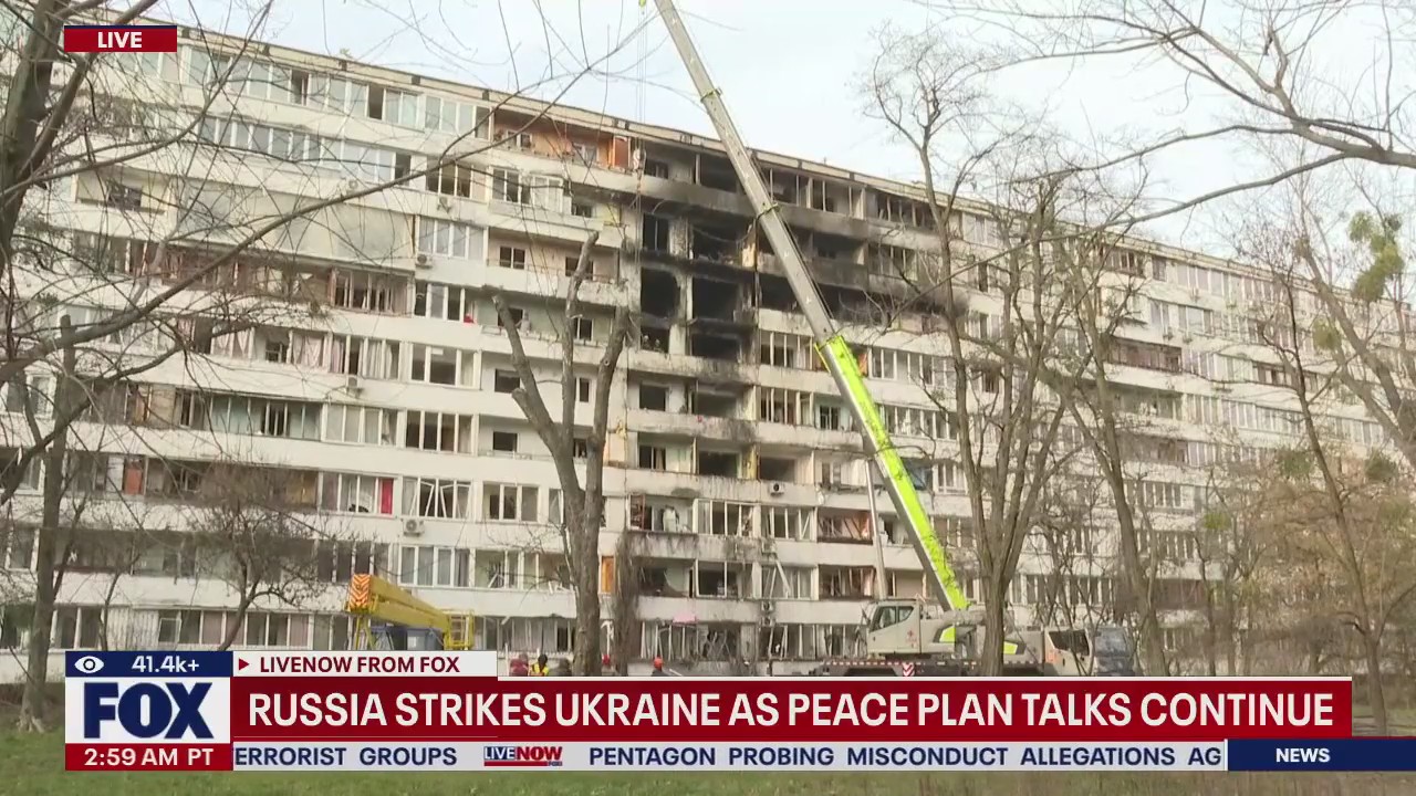 Russia strikes Ukraine amid renewed peace talks