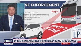 WMATA issuing warnings to drivers blocking bus lanes; fines up to $200 begin in 45 days
