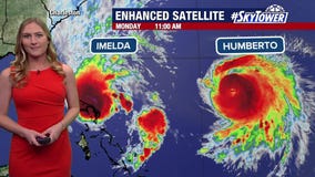 Imelda moving away from Florida as it develops